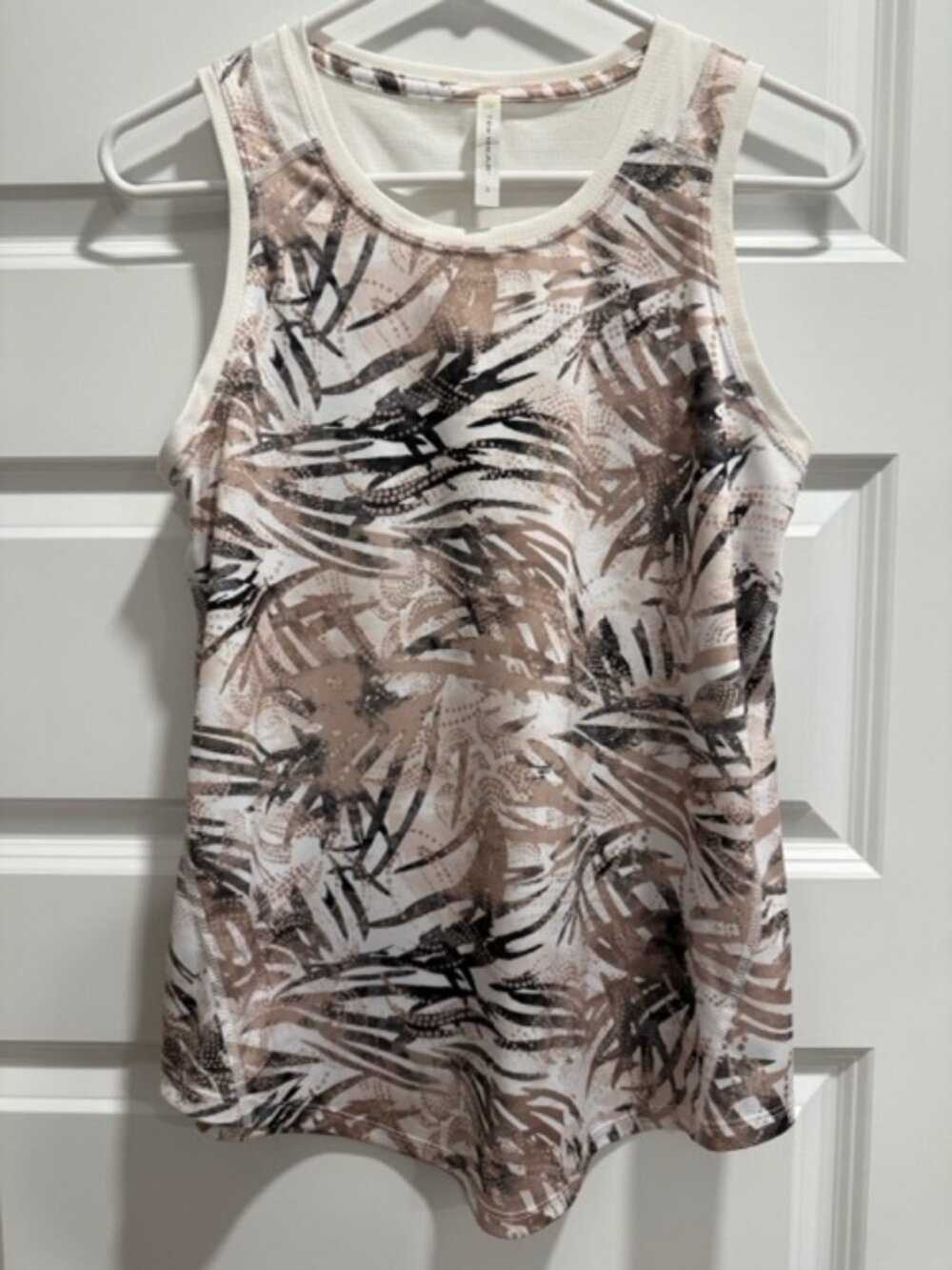 Tek Gear Blue and Pink Tropical Print Tank Top Small